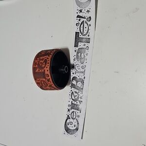 Celebrate! Stampin Round 1" wide wheel stamp